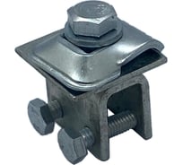 Фальцевый держатель молнипроводника Protectpro скручеваемый, оцинкованный 4036