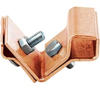 Универсальный фальцевый держатель молнипроводника Protectpro медь 4028Cu