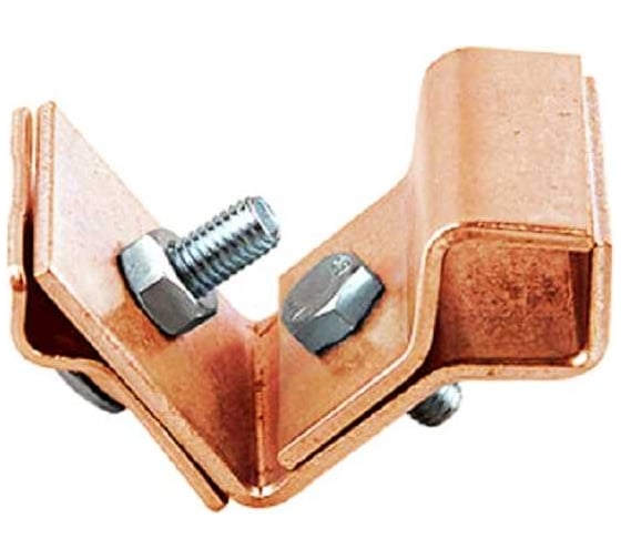 Универсальный фальцевый держатель молнипроводника Protectpro медь 4028Cu 1