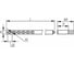 Держатель молниепроводника на черепице Protectpro 8-10мм, с крючком L=330 мм, нержавеющий 4024Inox 3