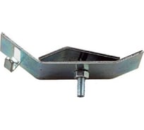 Держатель молниепроводника на желобе водостока Protectpro с крючком, оцинкованный 4029