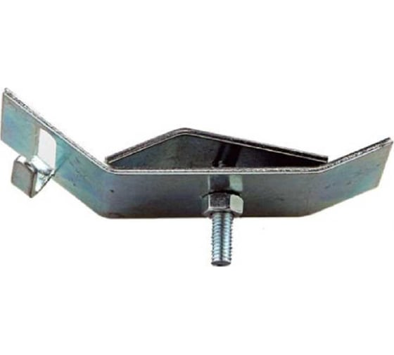 Держатель молниепроводника на желобе водостока Protectpro с крючком, оцинкованный 4029 1