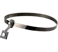 Универсальный держатель молниепроводника на трубе Protectpro ф0-250 мм, нерж полоса, держатель оцинк. 4034