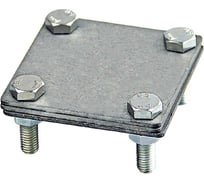 Соединительный зажим Protectpro полоса/полоса (3 пластины 80x80 мм) нерж. 6008Inox