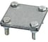 Соединительный зажим Protectpro полоса/полоса (3 пластины 80x80 мм) нерж. 6008Inox 1