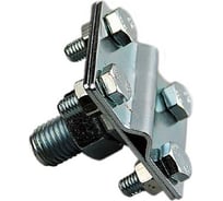 Зажим прута на штыре Protectpro (2 пластины 57x57 мм),нерж 6014Inox