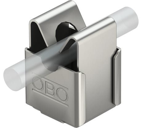 Держатель проволоки OBO Bettermann D 8 мм, безболтовой, отверстие с резьбой, сталь нержавеющая 5207347