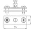Соединитель полосы и проволоки OBO Bettermann 5043107 2