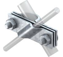 Соединитель OBO Bettermann стержня заземления и проволоки, горячий цинк 5001641