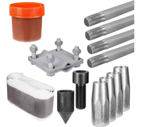 Комплект заземления оцинкованный -9 с насадкой SDS-max TORR 6192605