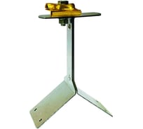 Держатель-зажим проводника круглого EZETEK 8-10 мм для конька, высота 110 мм, латунь, упаковка 5шт 71123/5