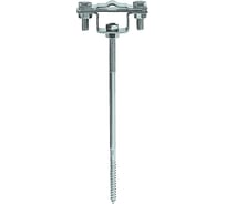 Держатель полоса/пруток EZETEK для деревянного фасада, оцинкованный, упаковка 5шт 91033/5