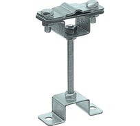 Держатель полоса/пруток EZETEK опорный, оцинкованный, упаковка 5шт 90030/5