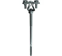 Держатель проводника круглого EZETEK 8-10 мм для деревянного фасада, оцинкованный, упаковка 5шт 90023/5