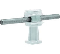 Держатель проводника круглого EZETEK 6-8 мм прозрачный, высота 36 мм, пластик, упаковка 5шт 91006/5