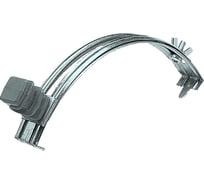 Держатель проводника круглого EZETEK 6-8 мм для конька, серый, оцинкованный, упаковка 5шт 90035/5