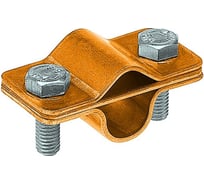 Зажим соединительный EZETEK пруток — стержень 16 мм параллельный, латунь, упаковка 5шт 90553/5