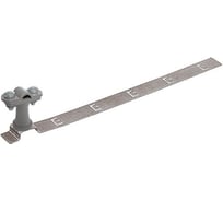 Держатель проводника круглого EZETEK 6-10 мм для черепичной кровли серый, оцинкованный, упаковка 5шт 91042/5