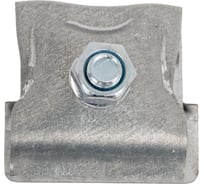 Держатель проводника круглого EZETEK 6-10 мм для фальца 0.7-3 мм, оцинкованный, упаковка 5шт 91092/5