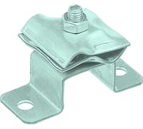 Соединительный держатель-зажим EZETEK круглого проводника 8-10мм, оцинковка 91074