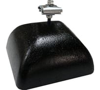 Соединительный держатель-зажим EZETEK круглого проводника 8-10мм, оцинковка с бетоном 3. кг 71925