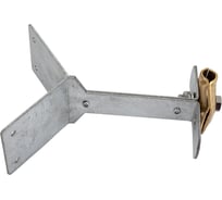 Держатель-зажим круглого проводника EZETEK 8-10мм для конька, высота 110мм, латунь 71123