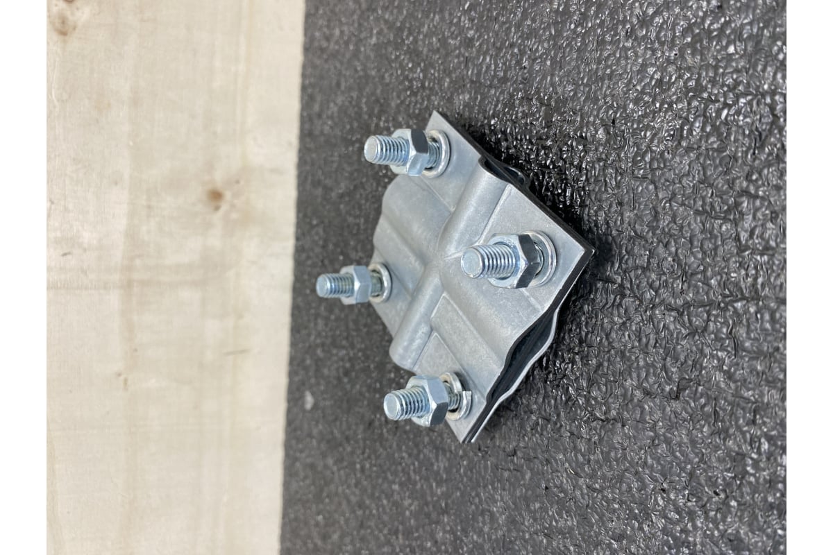 Зажим заземления EZETEK полоса/пруток - полоса/пруток крестообразный ...