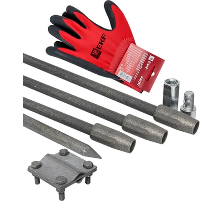 Комплект заземления с заострением EKF PROxima 6м HZ gc-21601