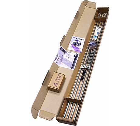 Комплект заземления EZETEK CN – 6 6 метров, 16мм, 4х1500мм с насадкой SDS-max 60236