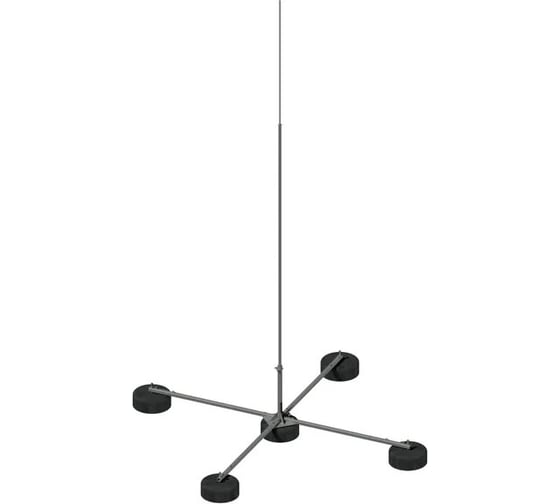 Мачта молниеприемная EKF стальная оцинкованная L=9м lp-stl9000 1