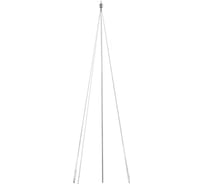 Молниеприемная мачта EKF L=6м, D=40мм с оттяжками St PROxima lp-6000-40-St