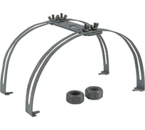 Держатель молниеприемника EKF PROxima 1-2 метра, на круглый конек, двойной  lp-04002