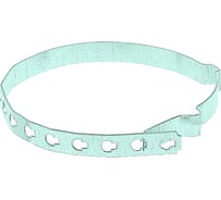 Держатель круглого проводника EZETEK 8мм для водосточных труб 80-120мм, оцинковка 91061