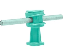 Держатель круглого проводника EZETEK 6-8мм серый, высота 36мм, пластик 91004