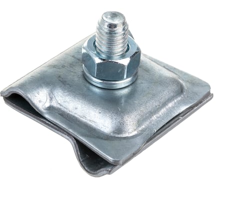 Соединительный зажим EZETEK круглого проводника 8-10мм, оцинковка 91071