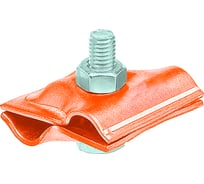 Соединительный зажим EZETEK круглого проводника 8-10мм, латунь 91072