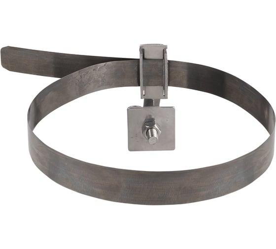 Универсальный держатель для труб EKF, D = (0-200) мм, NI и полоса нержавеющая cталь, PROxima lp-33220-ni 1