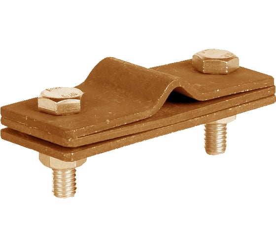 Зажим EKF PROxima полоса-прут, малый, Cu lp-55408cu 1