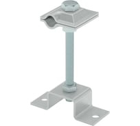 Универсальный соединитель на мостовой опоре для прутка D5-10 мм H80 Система КМ AURAFORT ZN MA0545 USMO-H80-5-10 ZN