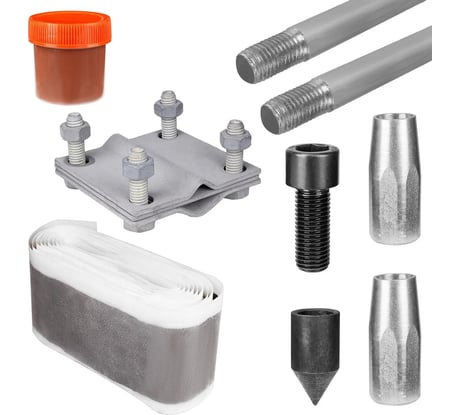 Комплект заземления TORR, KS-0190, 3 метра для загородного дома, готовый к установке, оцинкованная сталь 6151029