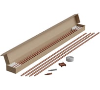 Комплект заземления Система КМ из 6 стержней D=16 мм L=9 м безмуфтовый, конус Морзе SCU MA0796 KTZ-D16-L9 SCU