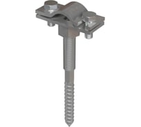 Держатель для прутка D6-10 мм вкручиваемый со шпилькой М8 Система КМ L80 мм AURAFORT ZN MA0715 DPV-SM8-80-D6-10 ZN