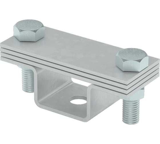 Универсальный держатель на мостовой опоре Система КМ для полосы до 40 мм с 3 пластинами INOX304 MA0528 UDMO3-B40 INOX304 1