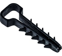 Дюбель-хомут IEK 6x14мм плоск. каб. нейл. черн. (25шт/упак) UDH14-06-14-025-K02