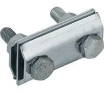 Зажим соединительный двойной сквозной пруток-пруток IEK 8мм оцинкованная сталь HDZ ZCC84-14-1-08