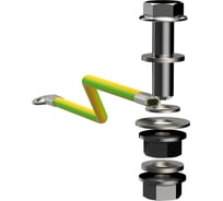 Точка заземления внешняя IEK TITAN TI-00D-GP