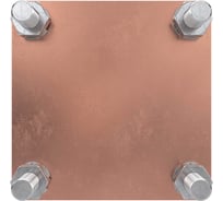 Соединитель пруток полоса DKC 80x80 мм, медь, 1 шт. NG3101CU