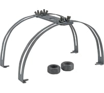 Держатель молниеприемника на круглый конек двойной TERRAZN 04002 OG 04002_OG