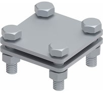 Соединитель плоского проводника OSTEC до 30 мм две пластины, гор. цинк МС-151-ГЦ