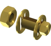 Заземляющая шпилька OSTEC М10 (комплект), латунь ЗШП-10-Л